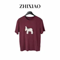 【ZHIXIAO】秋冬新款：贴布绣花短袖92000