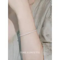 925银手链 镀K金【孙二娘】拍不悔-简约通勤气质珠珠手链TC 6369