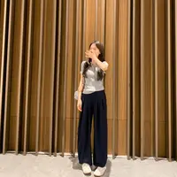 2025新款夏季高级显瘦弯刀裤0021