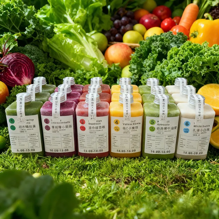 液断3日轻断食套餐鲜榨果蔬汁18瓶健康饮品轻断食营养饮品代餐