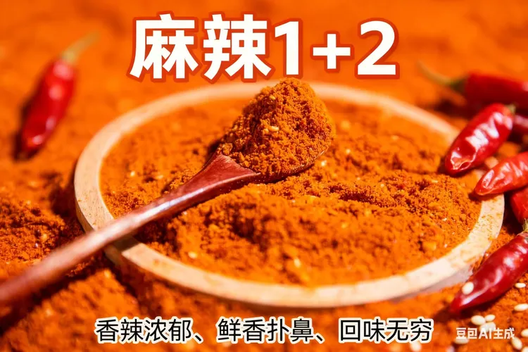 贵州特产黔幺妹麻辣1+2麻辣辣椒面烧烤烤肉烙锅必备香辣蘸料