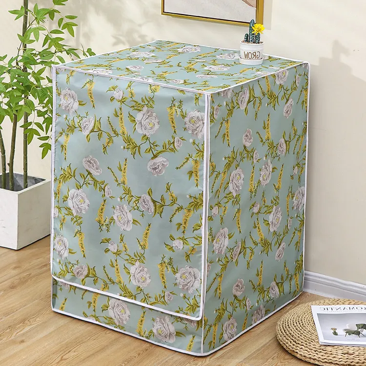 美的海尔滚筒洗衣机罩防晒防水加厚10公斤通用前开盖防尘遮阳盖布