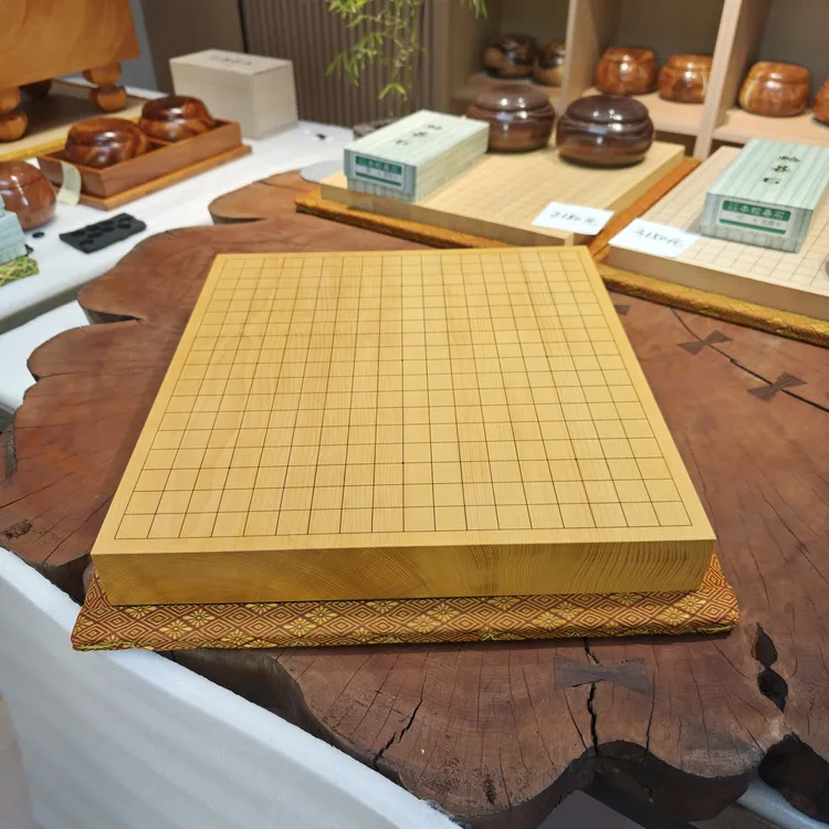 (单独棋盘)no50 1.8寸厚本榧独木棋盘松川高士大师制作 5.5厘米