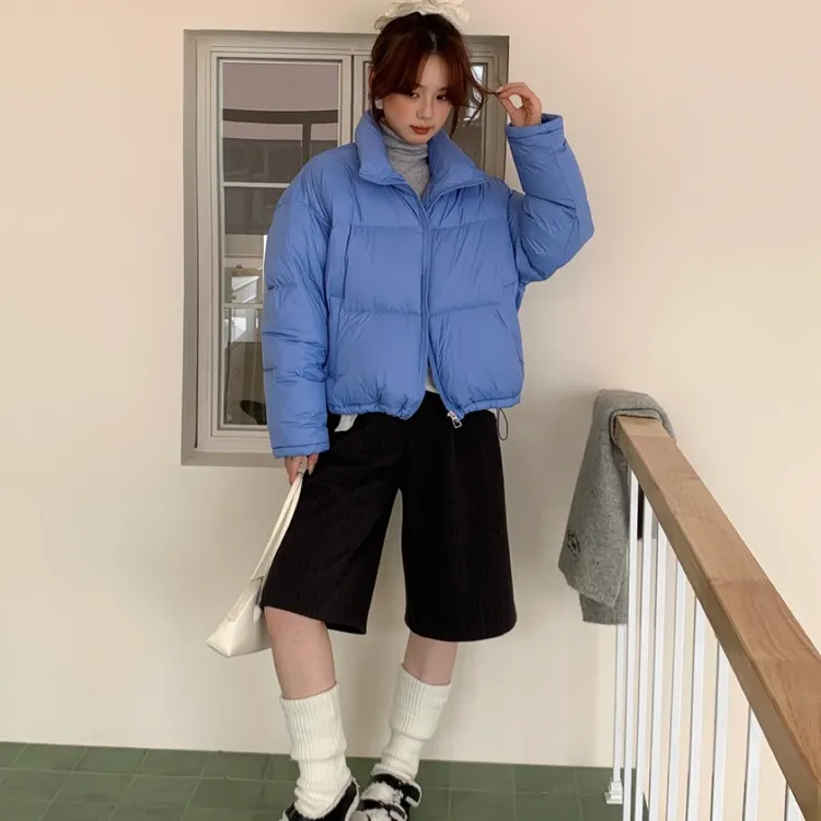 2025肯豆同款短款羽绒服 经典网红款羽绒服