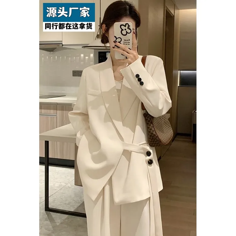 梵乐芬西装套装女高级感休闲气场强大女神2025新小个子春秋小西服