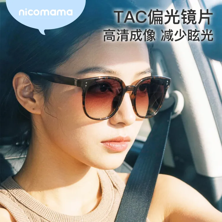nicomama可折叠成人偏光墨镜户外太阳镜防紫外线大框百搭商品图