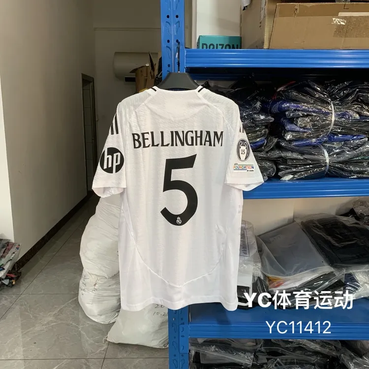 2425皇马主场泰版球衣9号姆巴佩7号维尼休斯5号贝林厄姆球衣定制