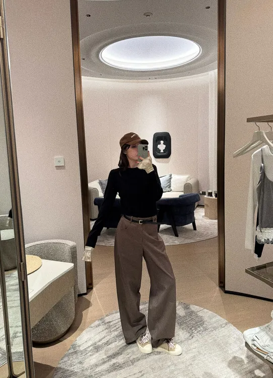 （MY）BETTER JOELAY-【甜甜可可】时尚直筒裤子宽松百搭休闲风Z1272