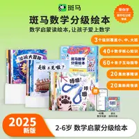 斑马数学分级绘本2-6岁数学思维启蒙读故事学数学小班中班大班