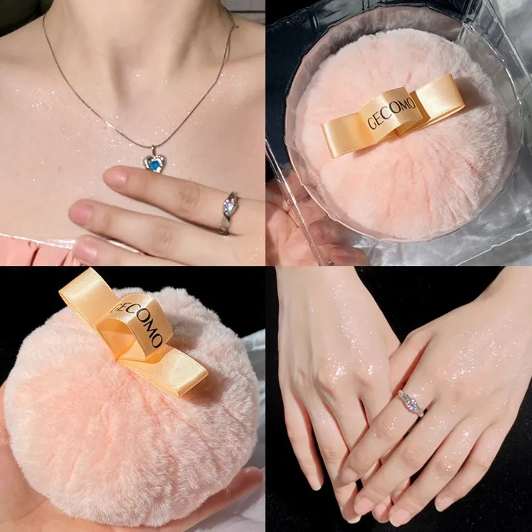 格蒙幻彩流星高光散粉定妆球自带闪粉爆款身体锁骨细闪粉扑高光球