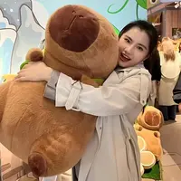 小号带乌龟毛绒玩具卡皮巴拉1个【长40cm】玩偶