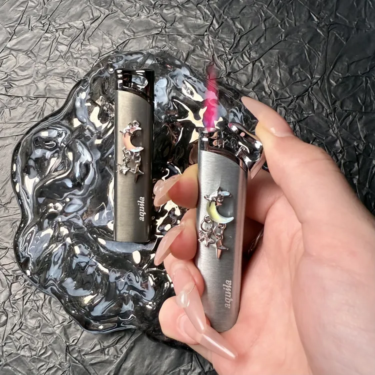 苏苏原创手作充气防风粉焰打火机高质感适合送男女朋友小众礼物