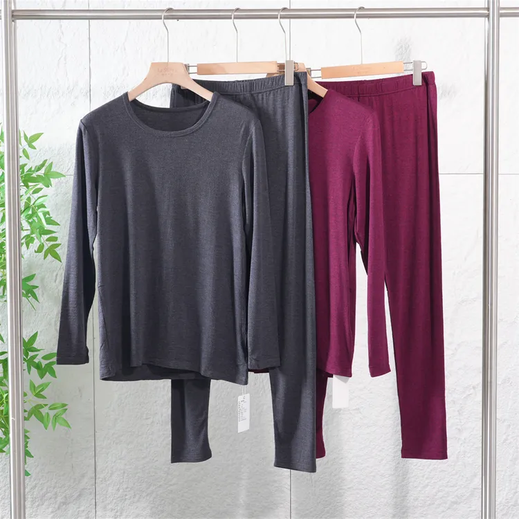 【退货补运费】品牌撤柜秋冬季男士亲肤保暖舒适保暖套装3R025A