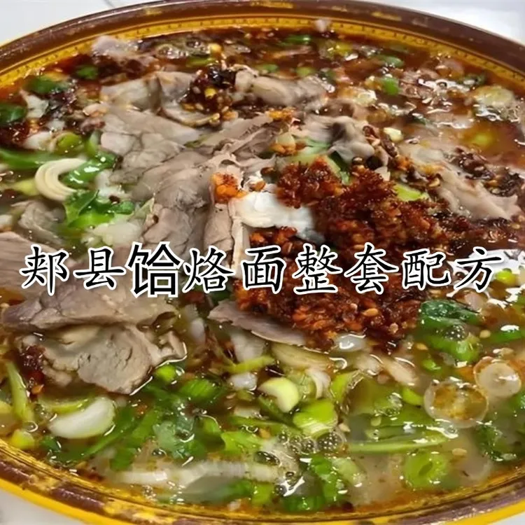 郏县饸烙面整套配方（留意短信解锁课程）