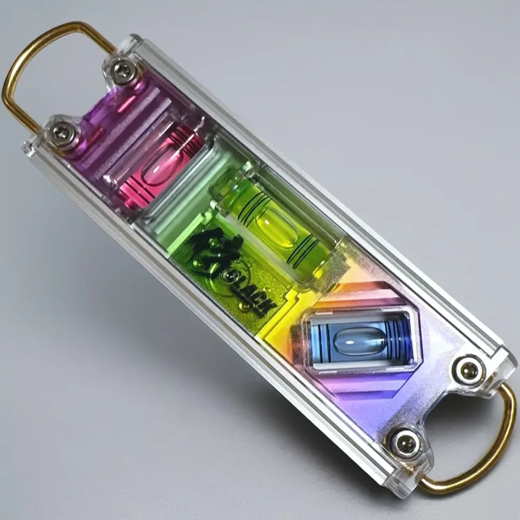 日本原装进口水平尺 侍BLACK x EBISU 限定彩虹水平尺 全长160mm