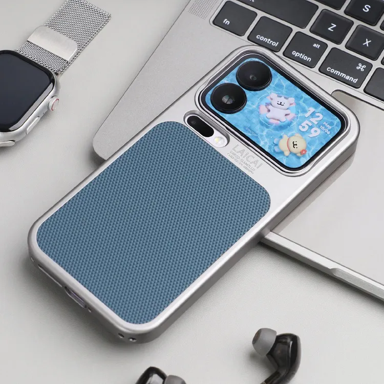 适用小米17ProMax新款素皮不粘指纹17Pro轻奢哑光电镀防摔手机壳.