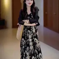 【套装】秋冬季高档新款套装设计感女装服装4078[SJL]Q