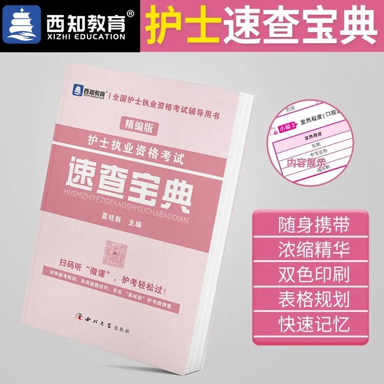 护士资格证考试用核心知识护士执业资格考试速查宝典精编版随身记