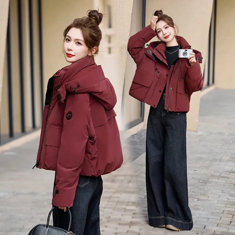 派克羽绒服女装2025冬季新款小个子时尚品牌轻薄洋气高端短款外套