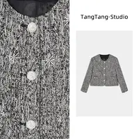 【TangTang·Studio】雪花小香气质百搭时尚显瘦女装外套-2510119