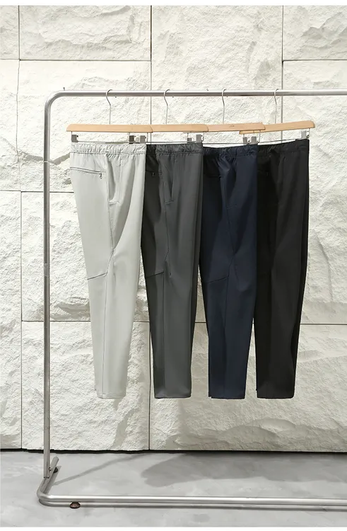 冬季加厚加绒男士户软壳裤微锥直筒三防科技通勤长裤 2625