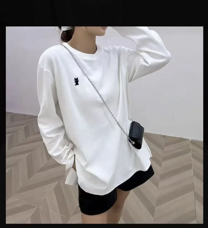 王永家~7736双面绒百搭大版T恤打底衫