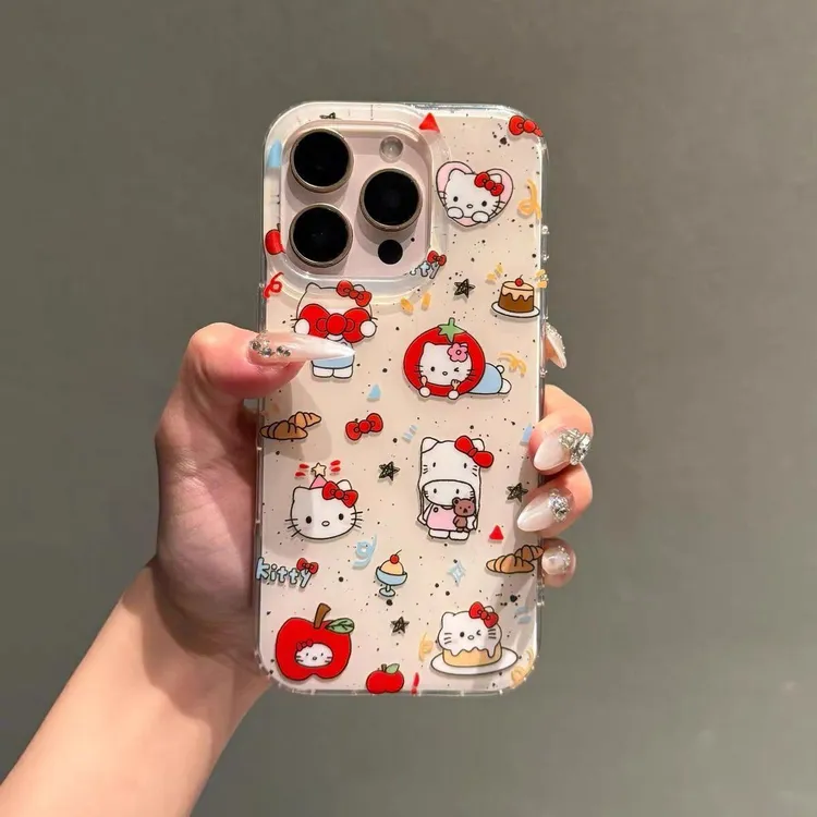 奥菲顿甜品蛋糕kt适用iPhone1615大孔手机壳华为vivo小米15oppo套