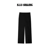 SJJ-SHANG【漫行】意大利进口高定面料设计直筒时髦休闲裤q135698p