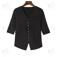 【老潘】2025年夏季新款时尚羊毛杨子纱小衫6032