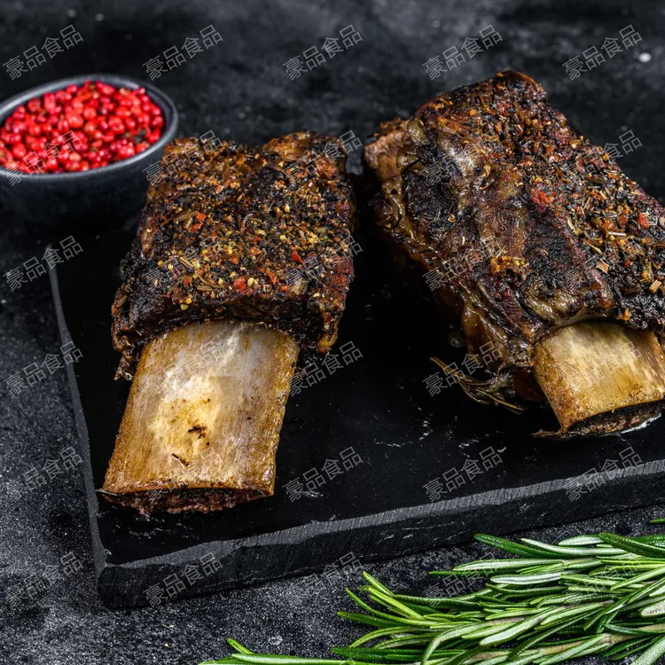 【4斤】澳洲安格斯谷饲300天牛肋排贴骨肉原切带骨新鲜寸排