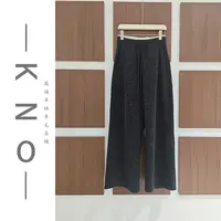 【KNO】冬季新款单色拼色腰头款加绒糯米瘦瘦裤百搭宽松时尚