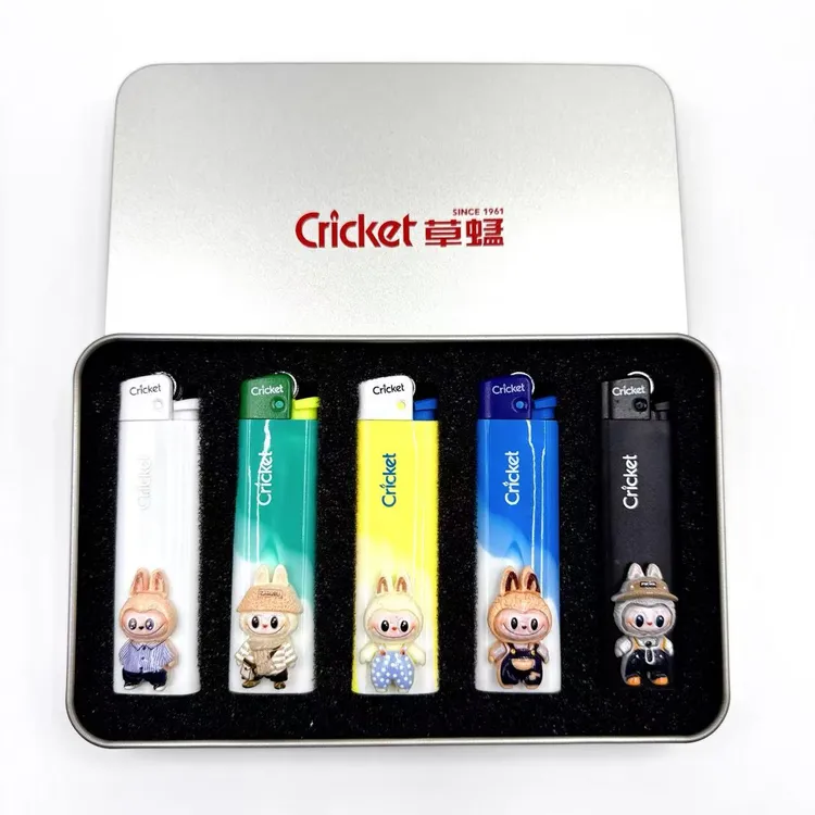 Cricket草蜢手作布布军团打火机创意diy打火机情侣节日送礼物防爆