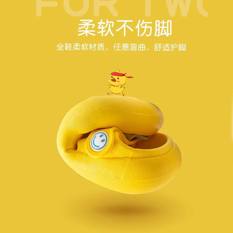 沙滩鞋软底防滑洞洞鞋夏季女童2025年新款小童宝宝1一3岁包头拖鞋