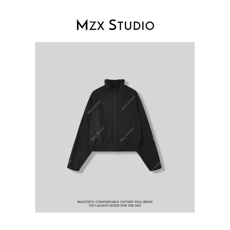 MZX春季小众拉链立领秋冬长袖外套WT7553-H