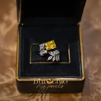 铜合金仿水晶戒指 雪总专属VIP活动款【1454】周年克拉款CrownFrett