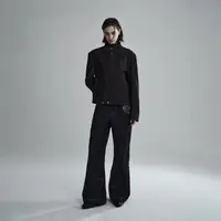 Hype yourself「折棘」竖纹光泽荆棘立体刺绣绑带红线扣薄垫肩夹克