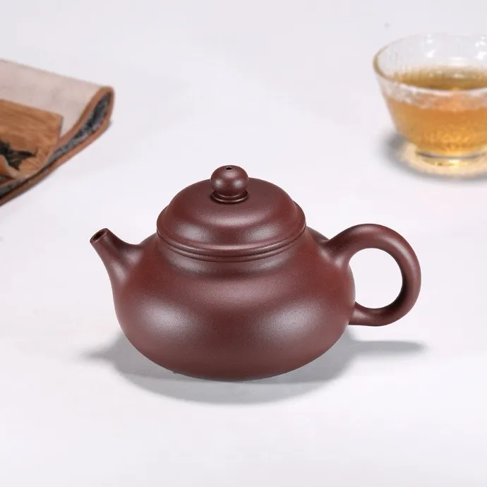 容天底槽清 200cc壶友值得收藏精致大方，做工精细紫砂壶全手工