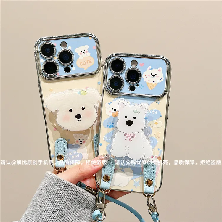 电镀大视窗适用苹果17iPhone/华为荣耀/OPPO/VIVO/小米手机壳爆款