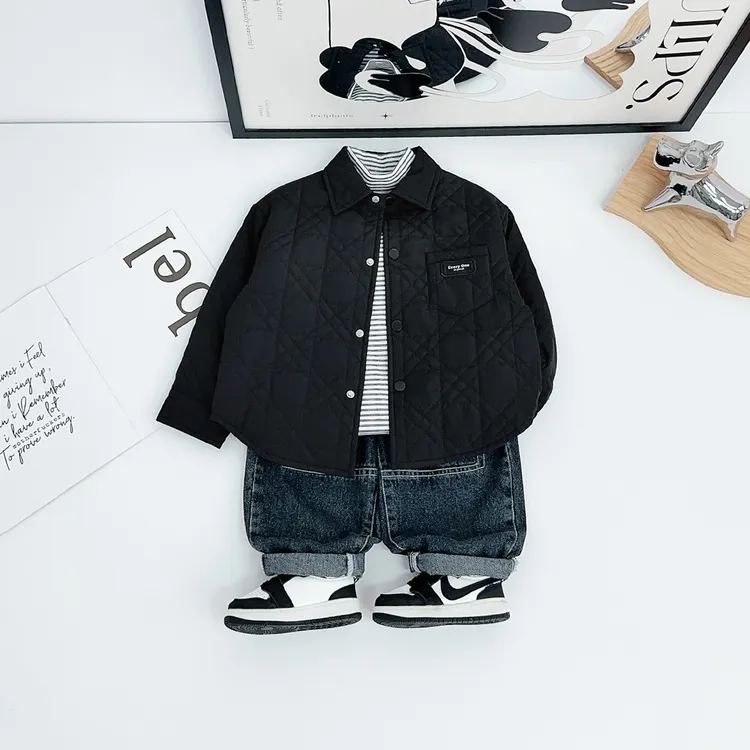 男童加厚外套秋冬款2025新款秋冬装儿童 AC25106 悠悠童话童装