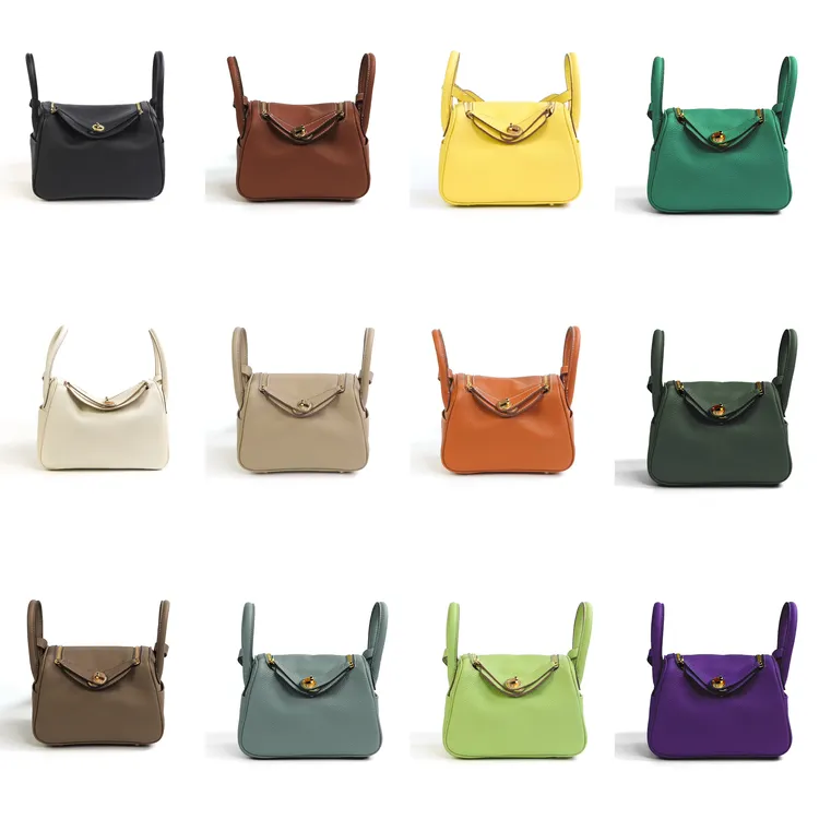 2025秋冬新款18色琳迪包头层牛皮女包医生包直播同价