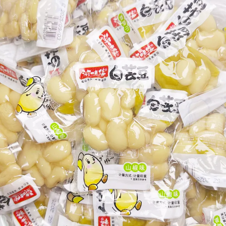 渝味缘山椒味白芸豆水煮下酒菜小包装解馋休闲酸辣重庆小零食小吃