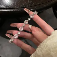 铜合金手链 梅姐饰品139 怦然心动~爱心手链女高级轻奢小众手饰