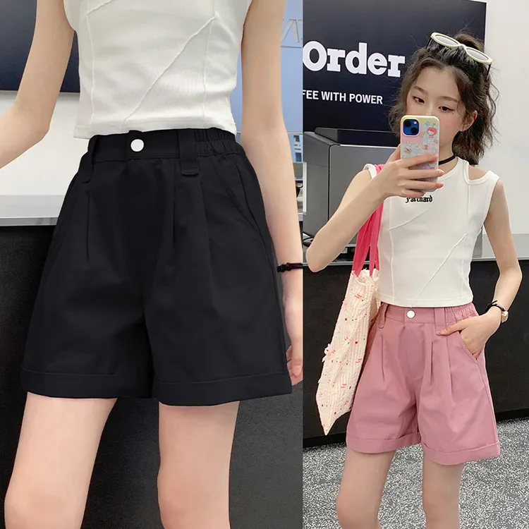 女童短裤夏季薄款2025新款儿童洋气休闲热裤大童女孩夏天裤子外穿