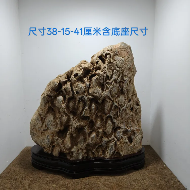 灵璧石 碗螺石 龙门石窟 天然原石 奇石摆件 碗螺石 奇石灵璧石
