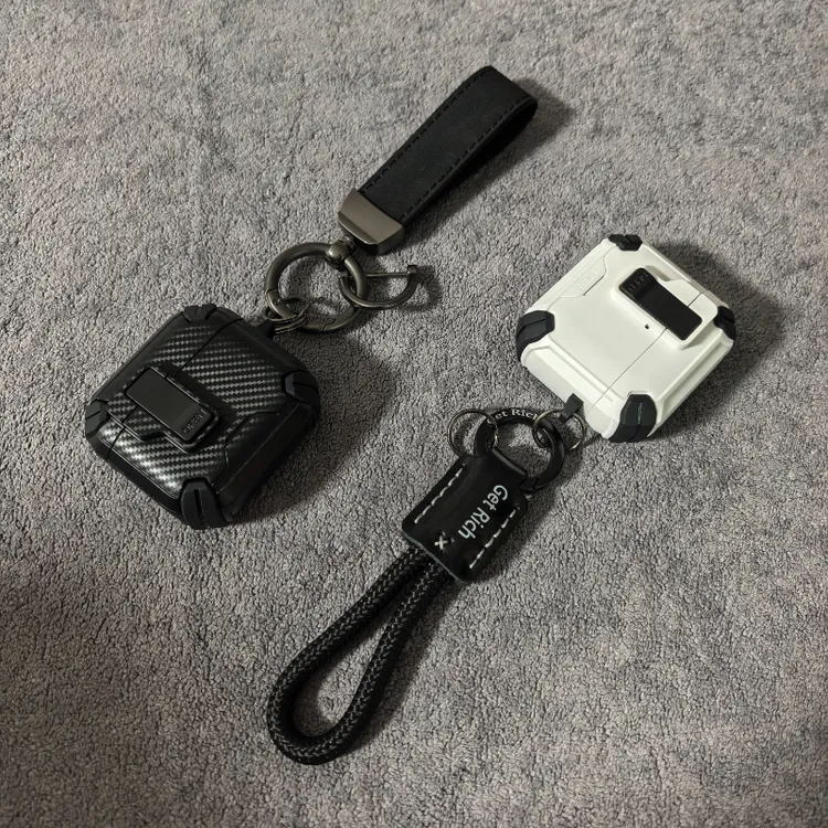 Airpods4代防摔保护套适用于苹果蓝牙耳机pro3代碳纤维纹pro2支架