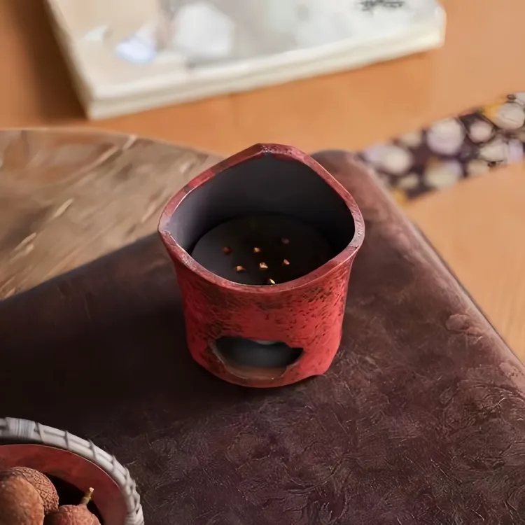 正宗山楂红海绿松石老岩泥炭炉耐热户外火炉煮茶炉酒精火陶炉茶具