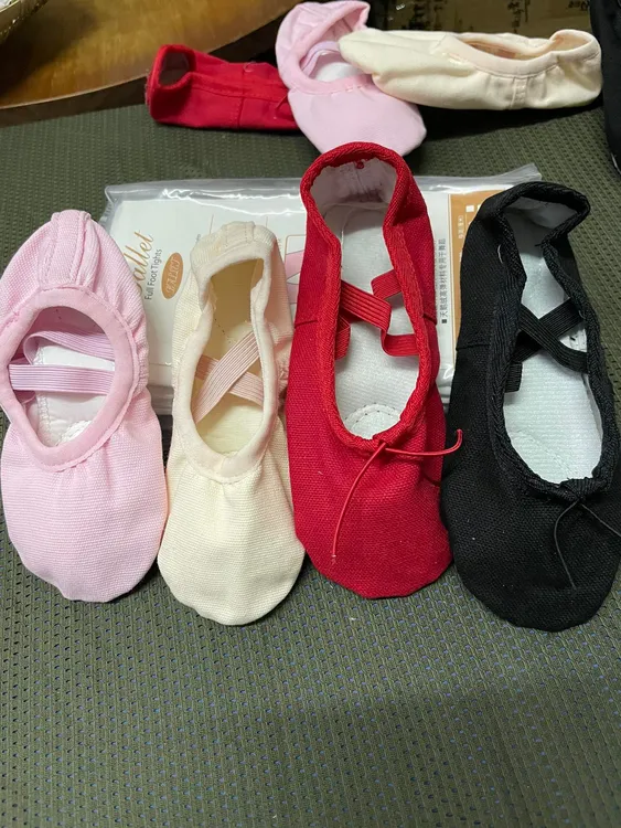 软底免系带舞蹈鞋专业芭蕾舞练功鞋芭蕾舞鞋适合中国舞跳舞鞋鞋子