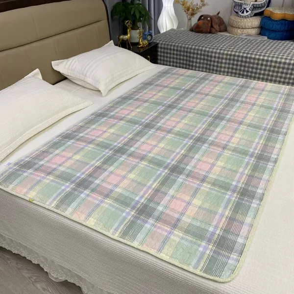 纯棉隔脏垫夹棉床盖学生宿舍沙发榻榻米飘窗可机洗生理垫防汗防油