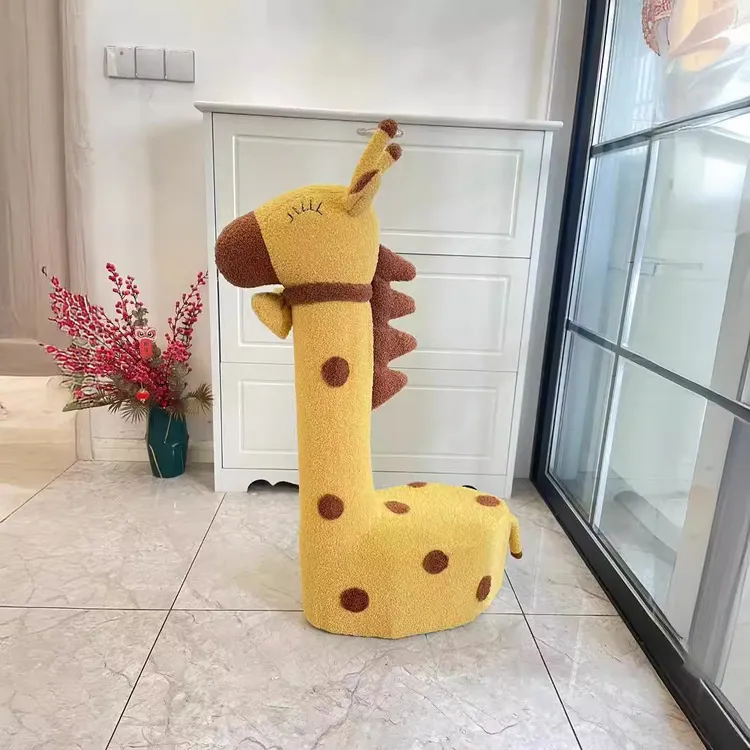 奶瓶罐套成品奶粉桶手工改造长颈鹿沙发套长颈鹿套罩长颈鹿坐凳套