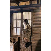 「奕念」《星河入梦》真兔毛双面穿~重磅满绣花高定真丝绒皮草外套